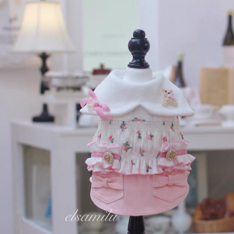 Elsamilu Twinkle Bear Dress – Pink