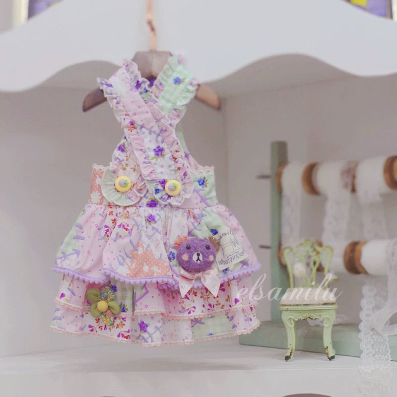 Elsamilu Patchwork Bear Candy Dress