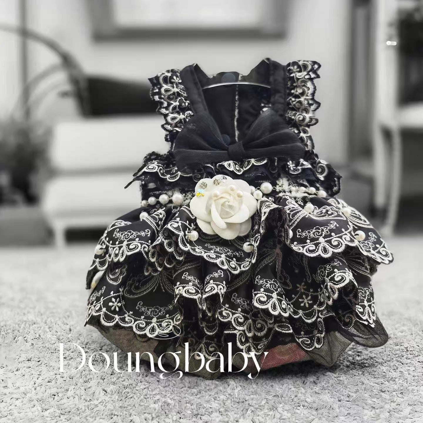 Doung Baby Midnight Rose Halloween Couture Dress