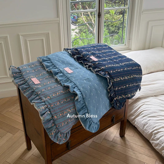 Autumn Bless ヴィンテージフローラルデニム カートガード