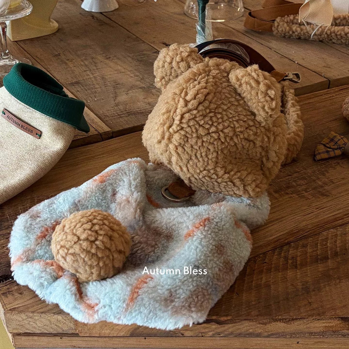 suu.pupu様完成ページ　ハンドメイドボアコート　犬用お散歩コート ベアボア フーディーコート｜Autumn Bless 小型犬アウター – Petto Vogue