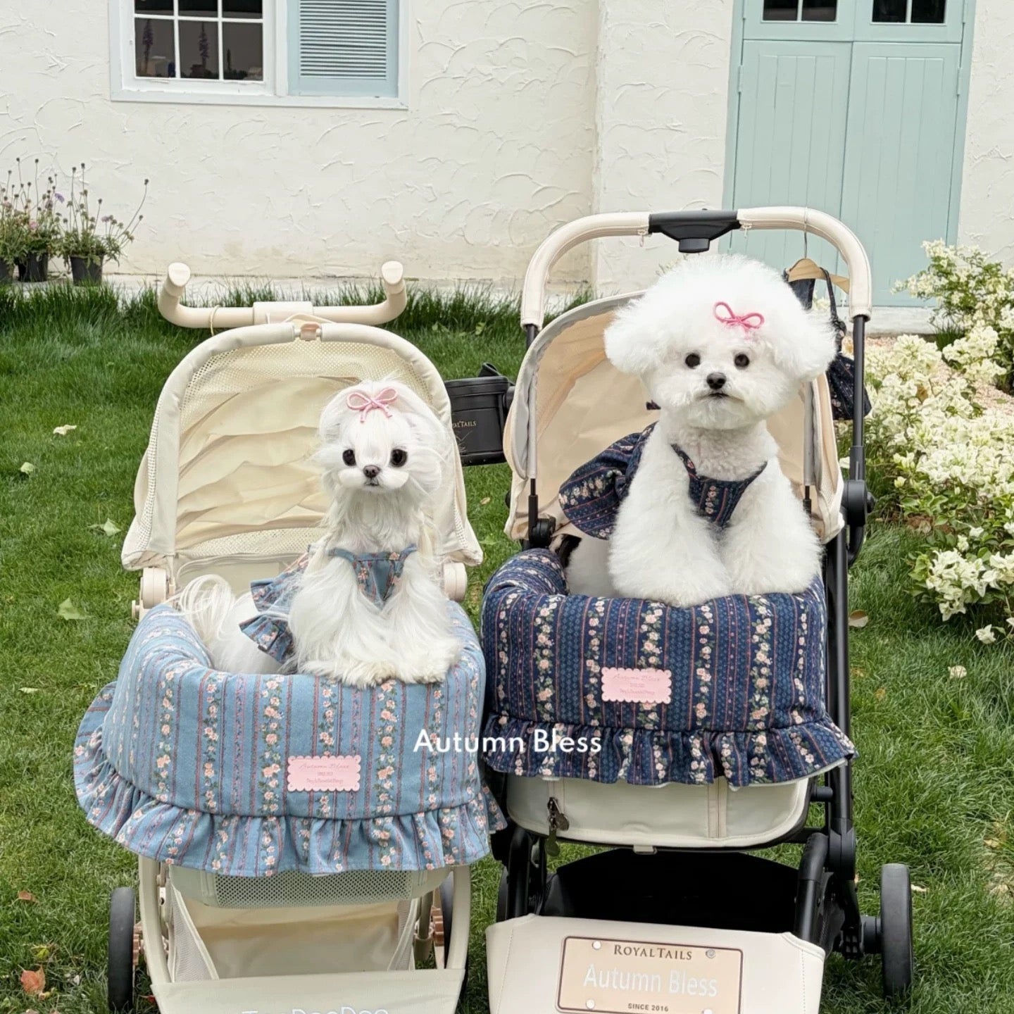 Autumn Bless ヴィンテージフローラルデニム カートガード