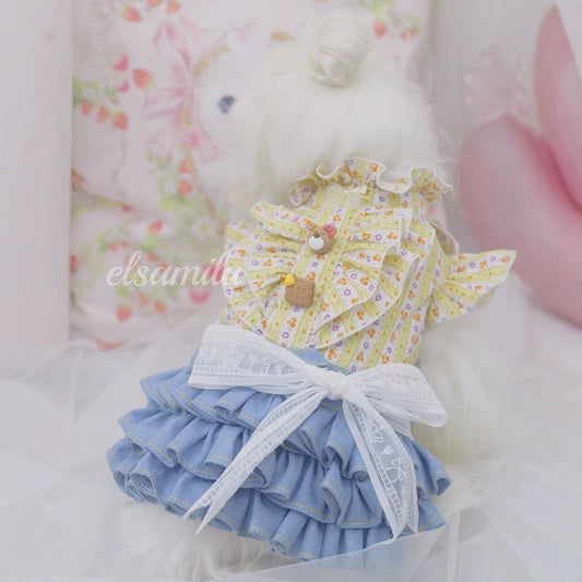 Elsamilu Sunny Garden Floral Docking Dress