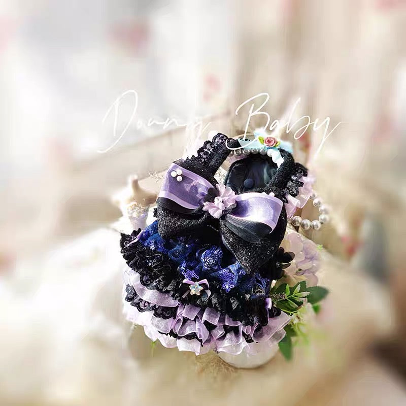 Doung Baby Midnight Halloween Princess Dress