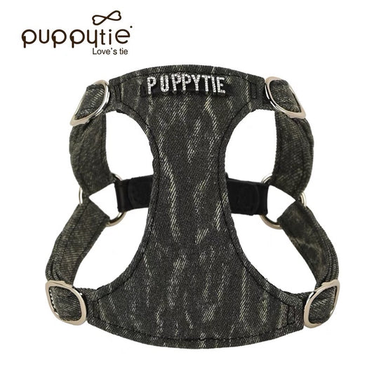 Puppytie No-Pull Dog & Cat Harness with Leash – Adjustable Vest-Style Pet Harness for Small Dogs & Cats, Personalized with Custom Name