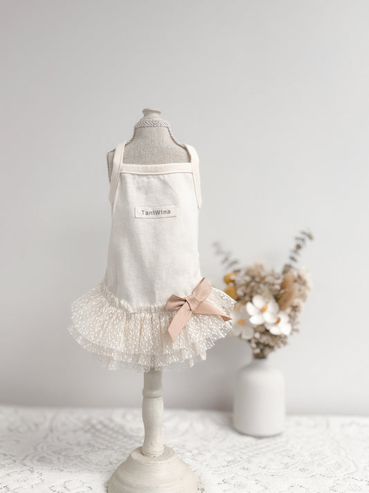 タニウィナのペットの服星の綿のプリンセスサスペンダースカートのための小さな犬の服