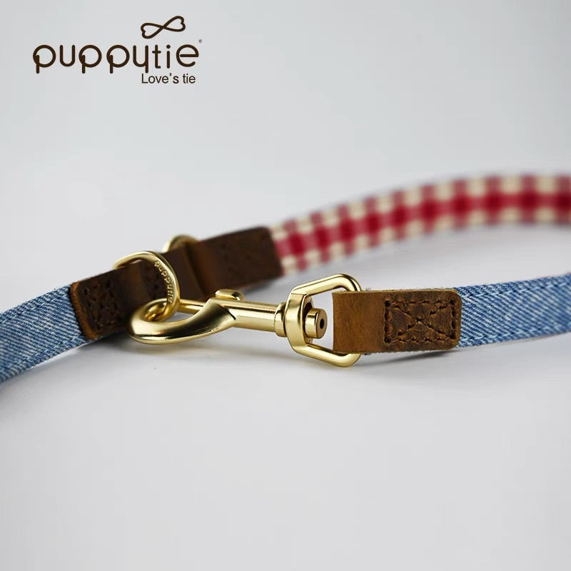 Puppytie Dog Leashベストスタイルのハーネス、小型犬用の調整可能なペットリーシュ、テディ、かわいいペット用品