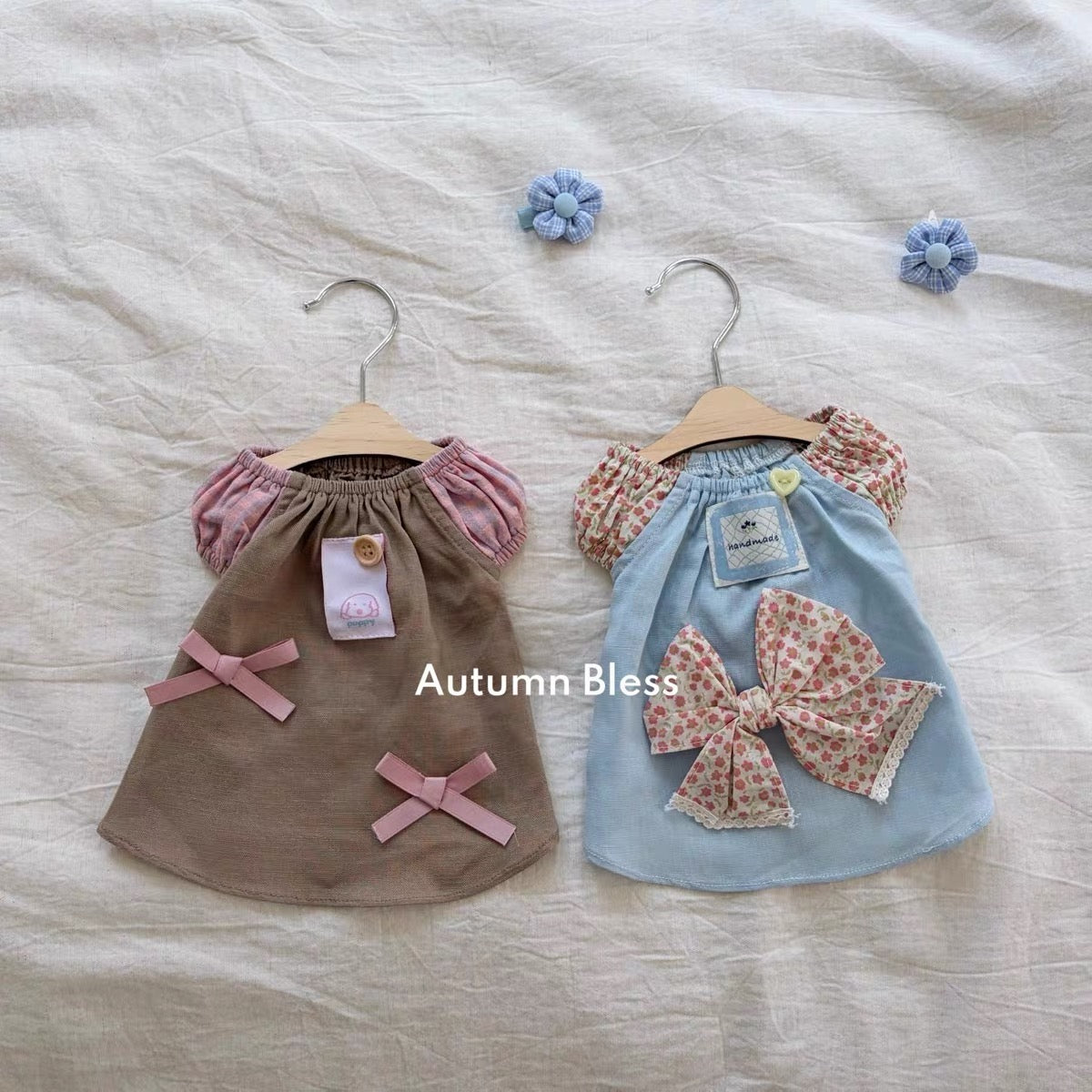 Autumn Bless プティフラワー リボンワンピース