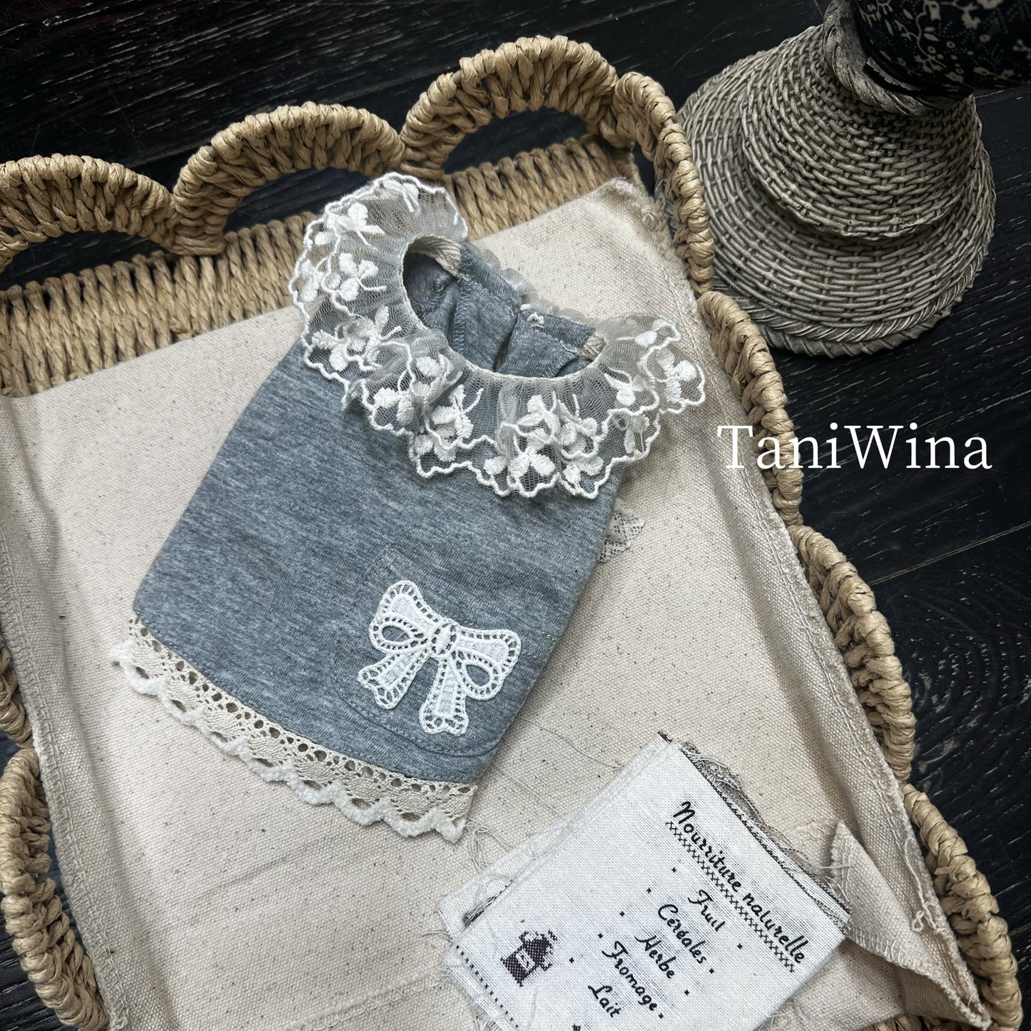 TaniWina Romantic Lace Collar Blouse