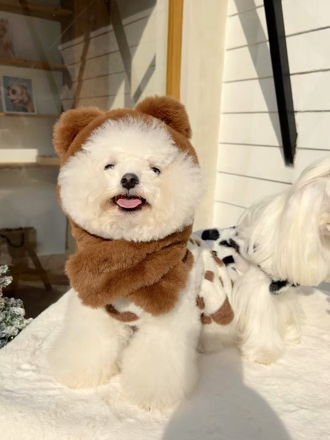 Autumn Bless の良いクリスマスイヤーマフフッドトリオ