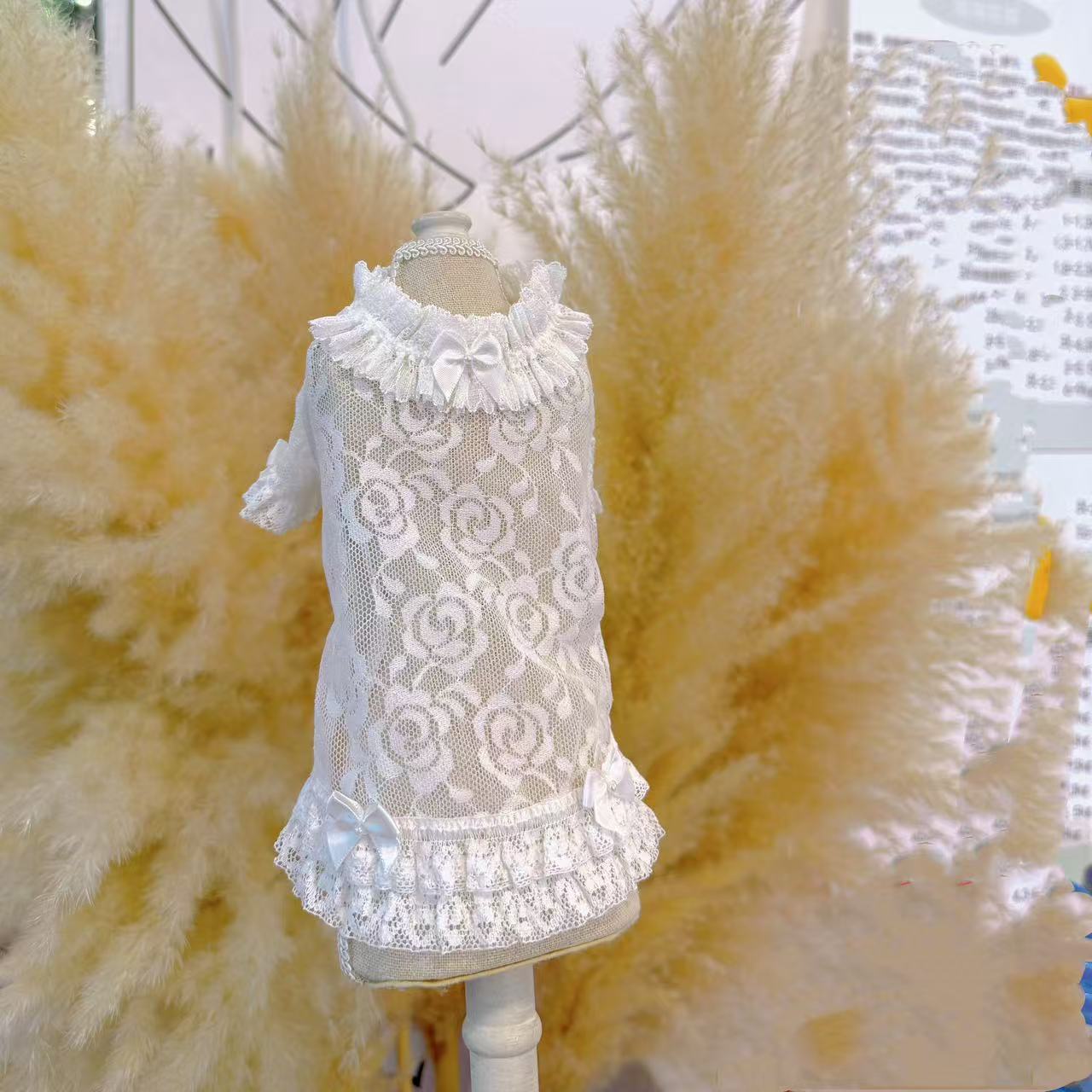Taniwina Lace Blossom Ruffle 셔츠