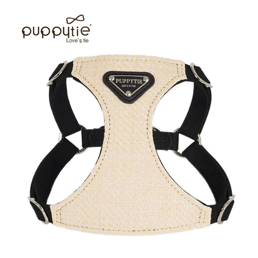 Puppytie 小型犬＆猫用編み込みクーリングペットハーネス – 軽量・通気性抜群・安心設計| Woven Cooling Pet Harness for Small Dogs & Cats – Lightweight, Breathable & Secure