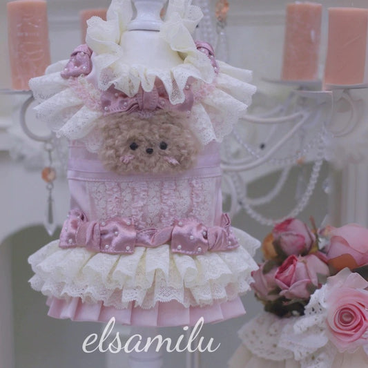 Elsamilu Lovely Bear One-piece |ラブリーベアワンピース