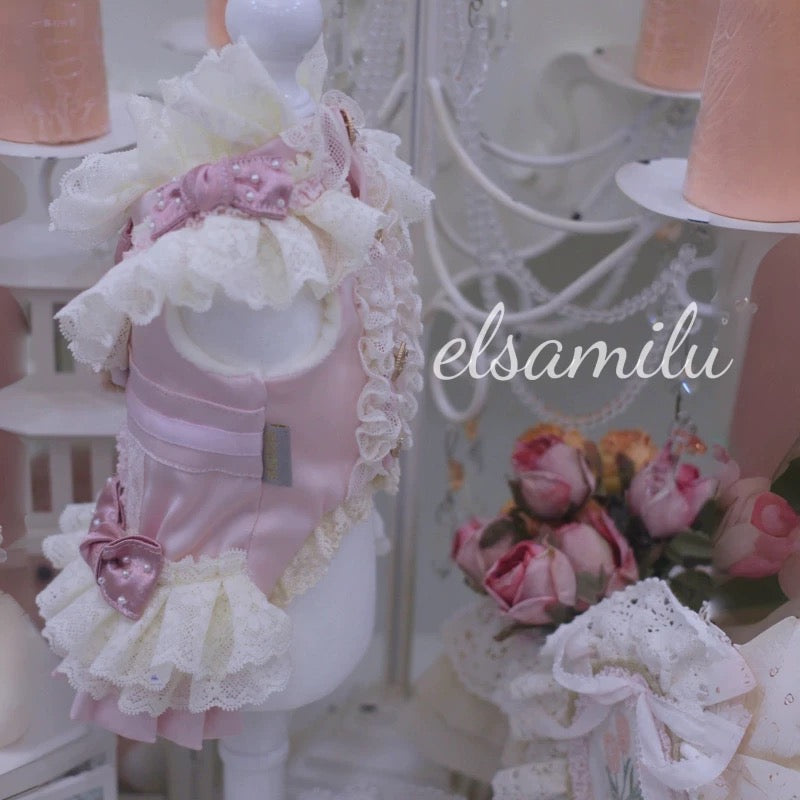 Elsamilu Lovely Bear One-piece |ラブリーベアワンピース