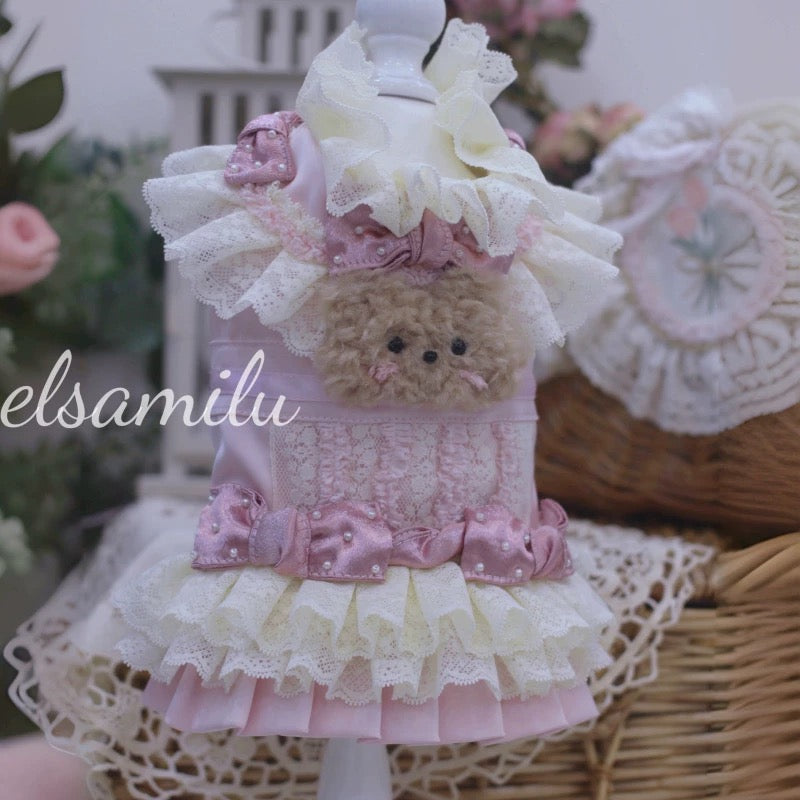 Elsamilu Lovely Bear One-piece |ラブリーベアワンピース