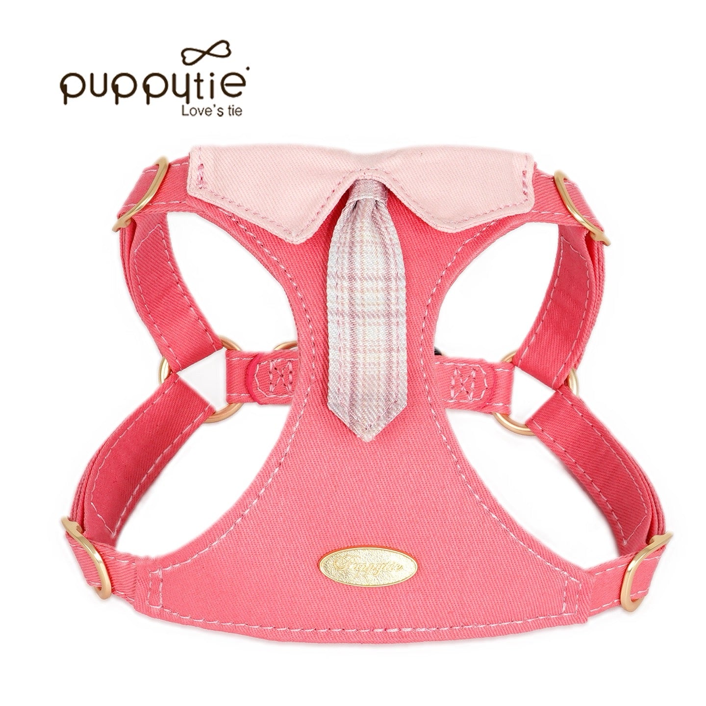 Puppytie British Style Tie Pet Harness for Dogs & Cats – Elegant, Comfortable & Breathable |ブリティッシュスタイルタイペットハーネス（犬＆猫用）– 上品で快適、通気性抜群