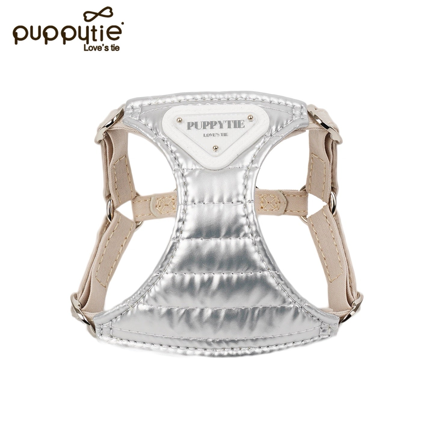 Puppytie Winter Iridescent Cotton-Padded No-Pull Dog Harness