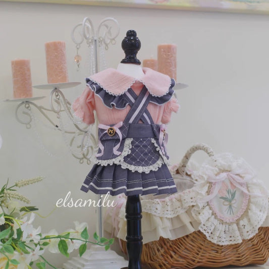 Elsamilu インナー付きプリーツワンピース | Pleated Dress with Inner Set