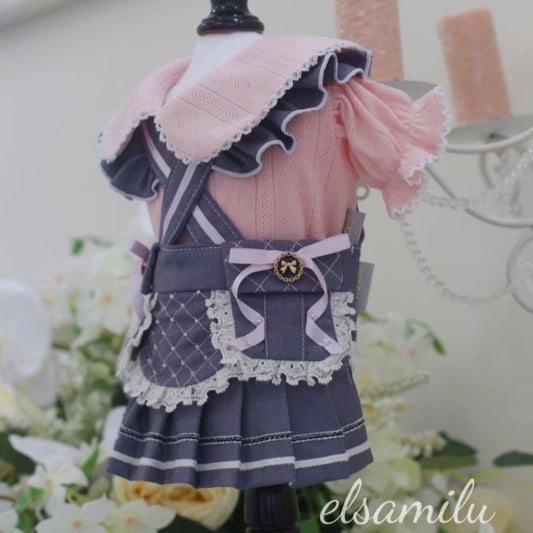Elsamilu インナー付きプリーツワンピース | Pleated Dress with Inner Set