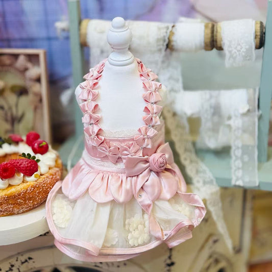 Elsamilu Lace Garden Romance Dress (Pink)