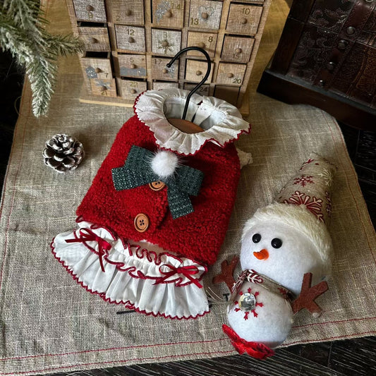 TaniWina Berry Sweet Christmas Dress Set