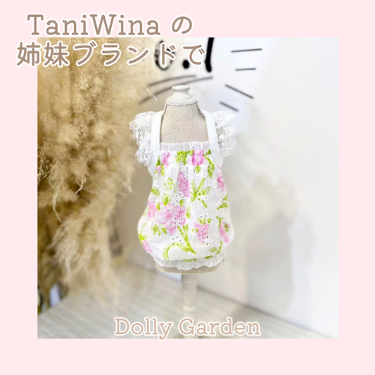 ドリーガーデンレースブロッサムフリルドレス